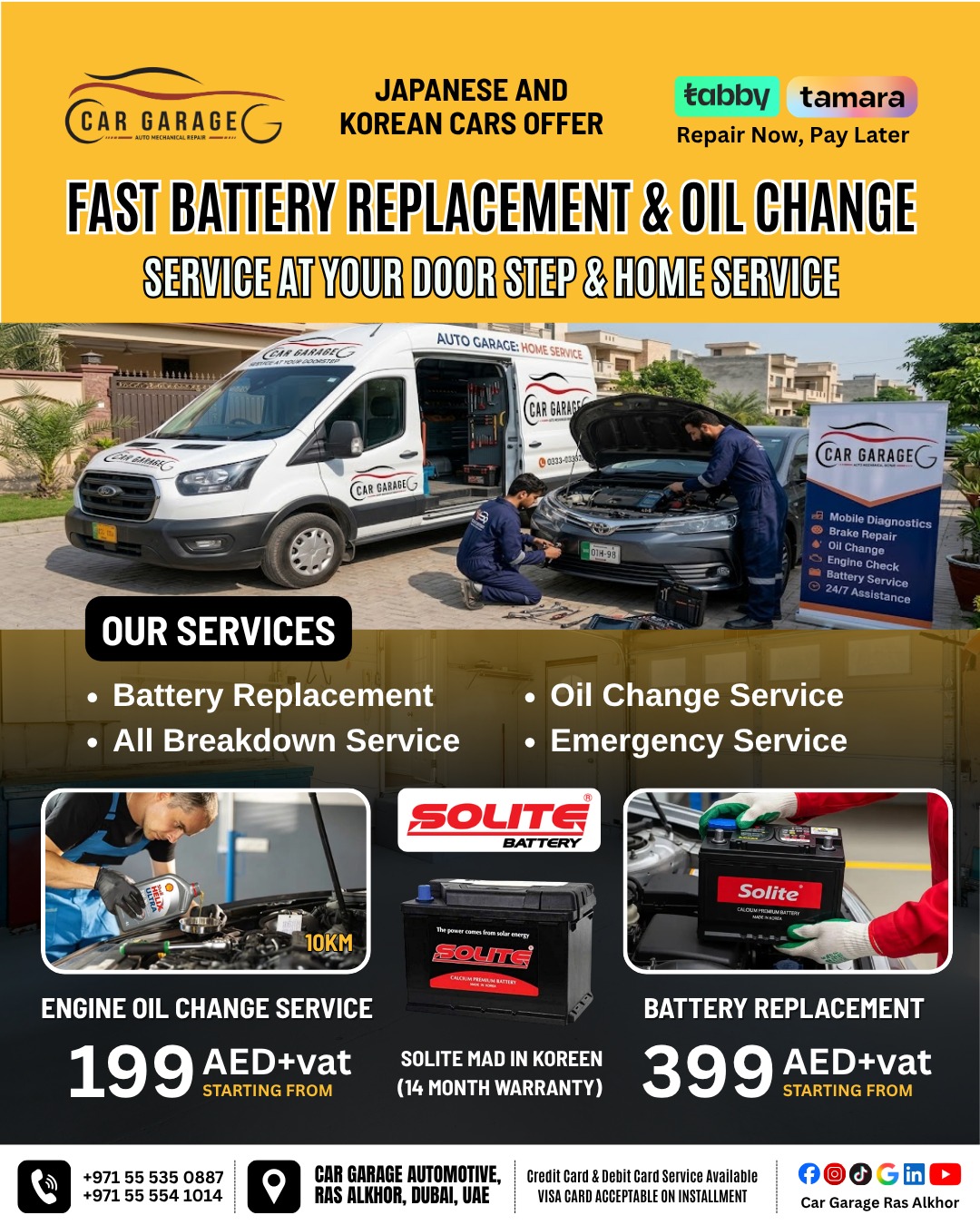 AC Service with Automatic Smart Machine by Car Garage in Dubai, Dubai